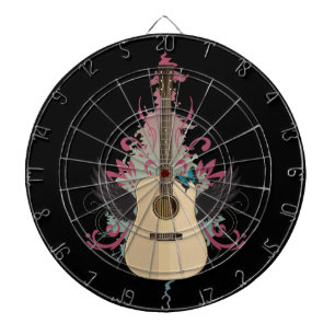 Gitarren-Vibes Dartscheibe