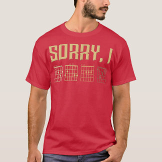 Gitarrenakkorde Electric Acoustic Bass Guitar Play T-Shirt