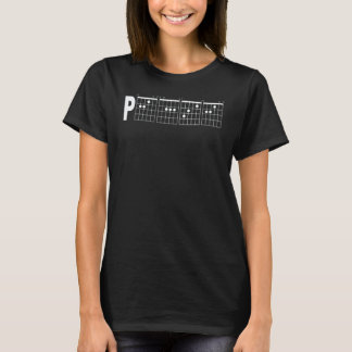 Gitarrenakkorde für Frieden Gitarre T-Shirt