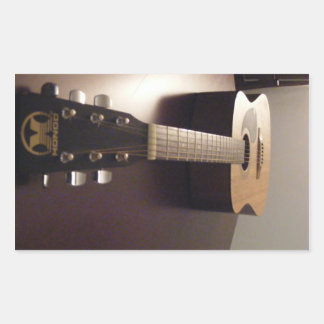 Gitarrenaufkleber Rechteckiger Aufkleber