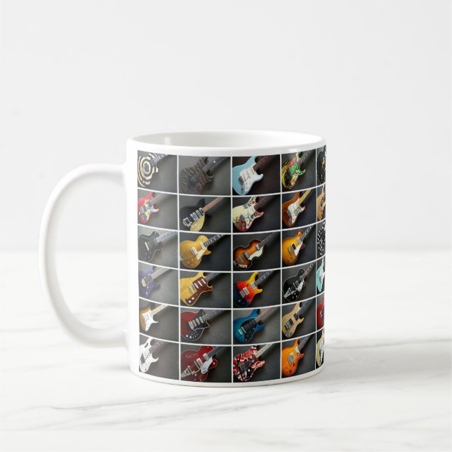 GitarrenCollage Kaffeetasse (Links)