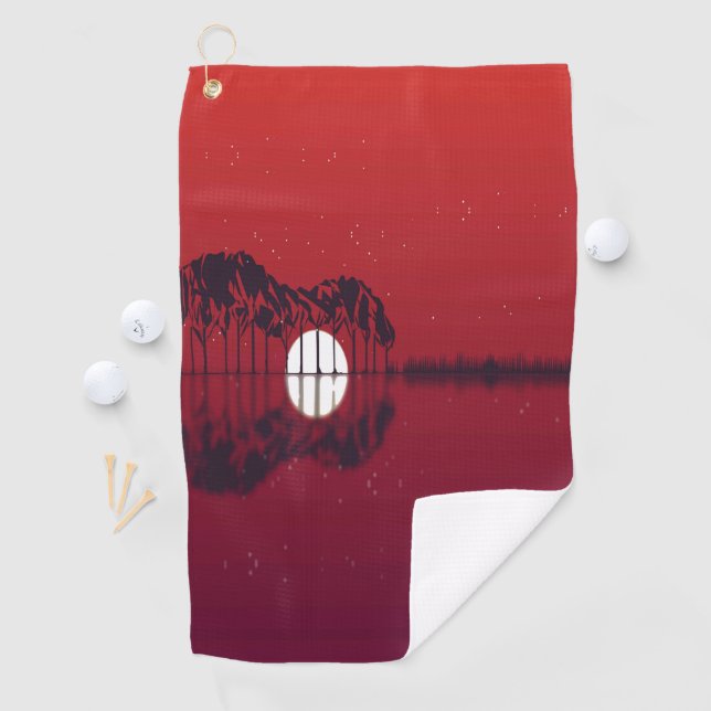 Gitarrencove Golfhandtuch (Insitu)