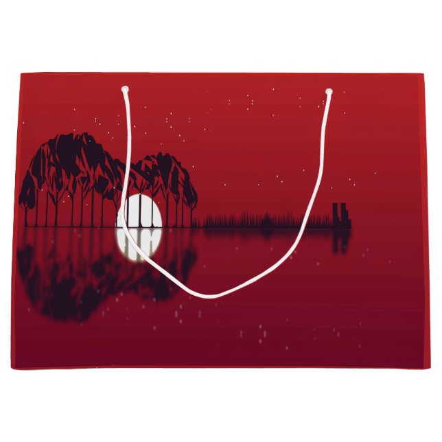 Gitarrencove Große Geschenktüte (Vorderseite)