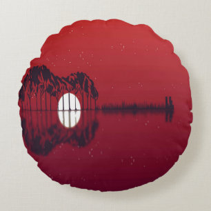 Gitarrencove Rundes Kissen