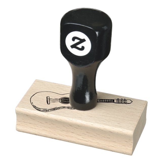 Gitarrendesign Gummistempel (Stempel)