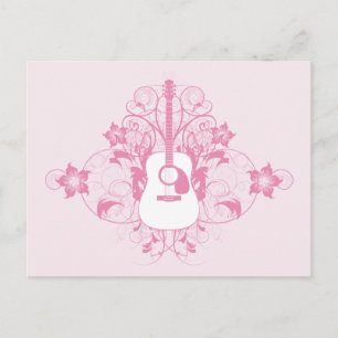 Gitarrendesign Postkarte