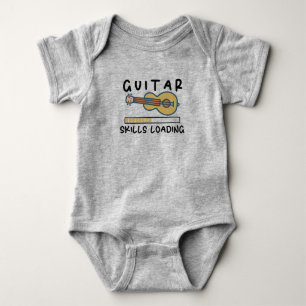 Gitarrenfähigkeiten Loading Musician Baby Funny Gi Strampler