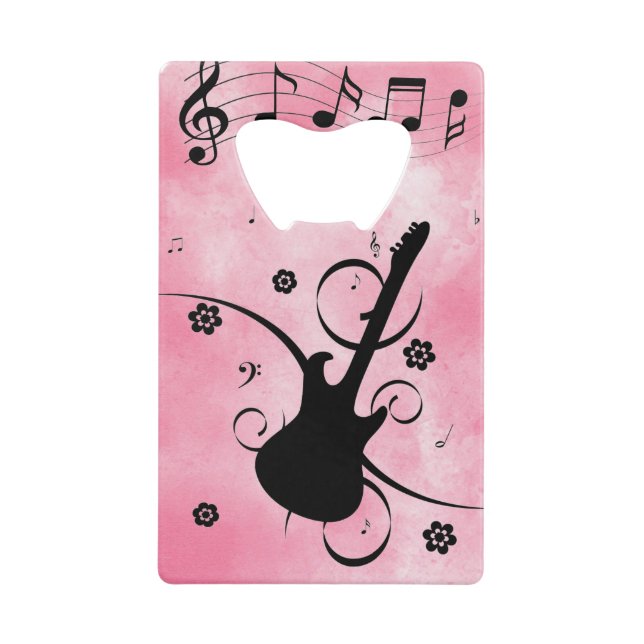 Gitarrenflaschenöffner Geldbeutel Flaschenöffner (Vorderseite)