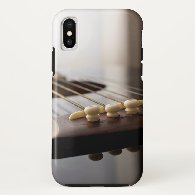 Gitarrenfotografie stilvoller Winkelmusik-Liebhabe Case-Mate iPhone Hülle (Rückseite)