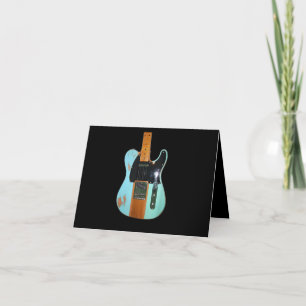 Gitarrengeschenk Coole elektrische Gitarre Dankeskarte