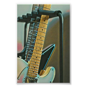 Gitarrengeschenk für Väter Fotodruck