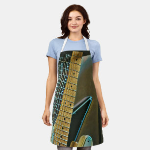Gitarrengeschenk für Väter Schürze