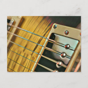 Gitarrengeschenke für ihn postkarte