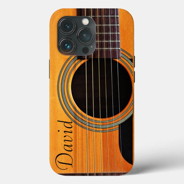 Gitarrenklangloch personalisiert Case-Mate iPhone hülle (Rückseite)