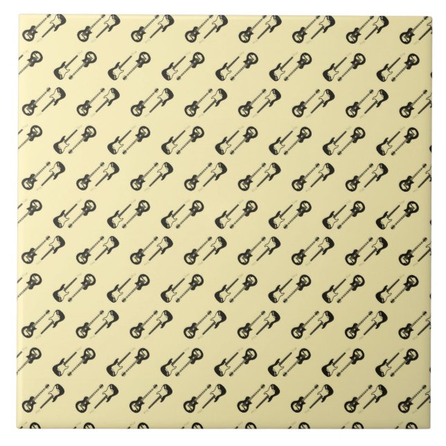 Gitarrenkörper Keramik Fliese (Vorderseite)