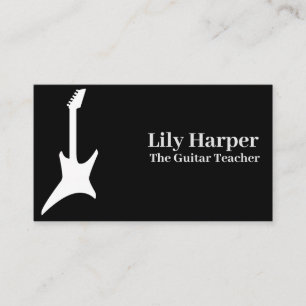 Gitarrenlehrer   Elektrische und akustische Lektio Telefonnummerkarte
