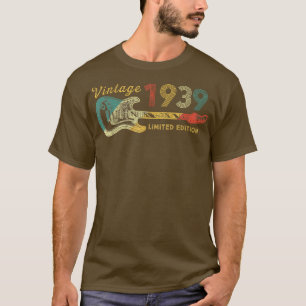 Gitarrenliebhaber 83 Jahre alte Geschenke Vintage T-Shirt