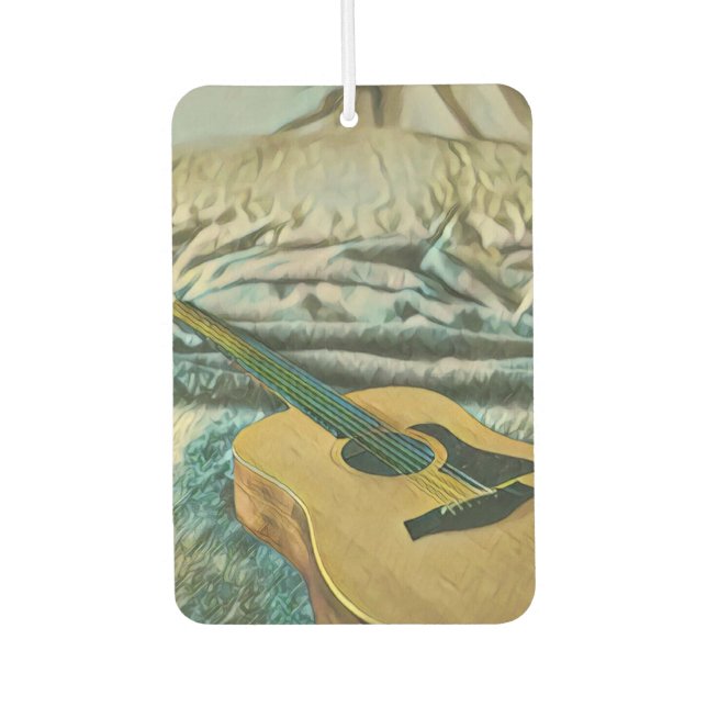 Gitarrenliebhaber Autolufterfrischer (Vorderseite)