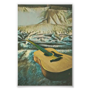 Gitarrenliebhaber Fotodruck