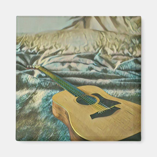 Gitarrenliebhaber Magnet (Vorne)