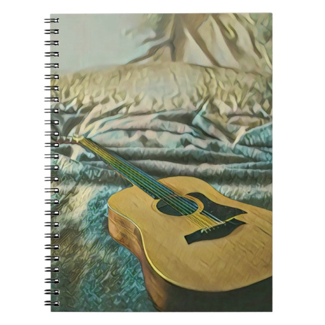 Gitarrenliebhaber Notizblock (Vorderseite)