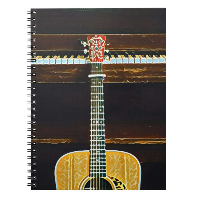 Gitarrenliebhaber Notizblock (Vorderseite)