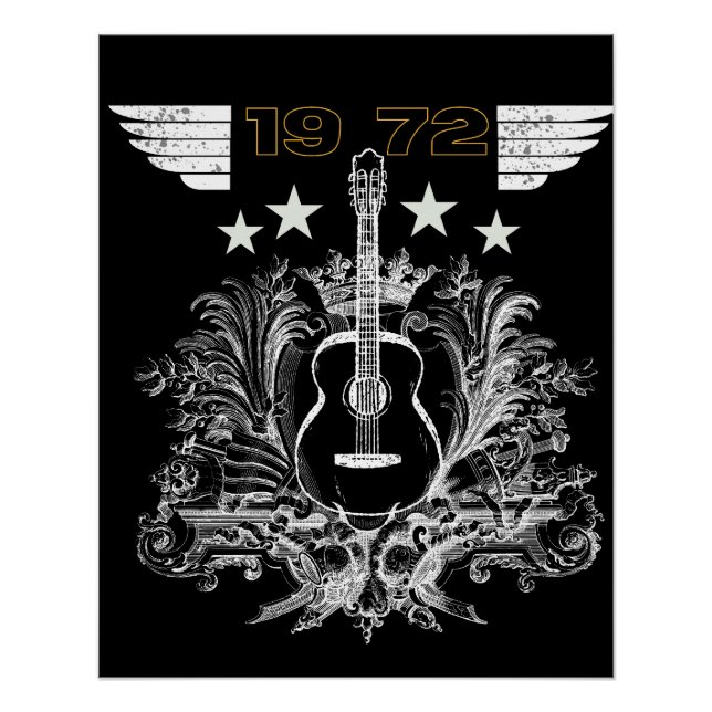 Gitarrenliebhaber Poster (Vorderseite)