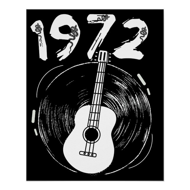 Gitarrenliebhaber Poster (Vorderseite)