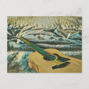 Gitarrenliebhaber Postkarte