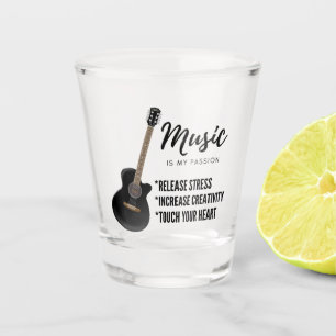 Gitarrenliebhaber, Zitat Schnapsglas