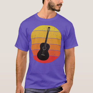 Gitarrenlover-Geschenk Vintages T-Shirt musikalisc