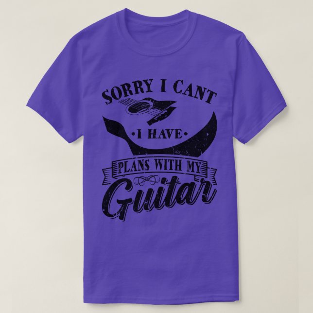 Gitarrenmusik, die ich mit meinem Gitarrenspieler  T-Shirt (Design vorne)