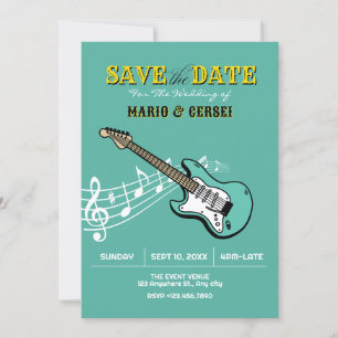 Gitarrenmusik Hochzeit Save The Date