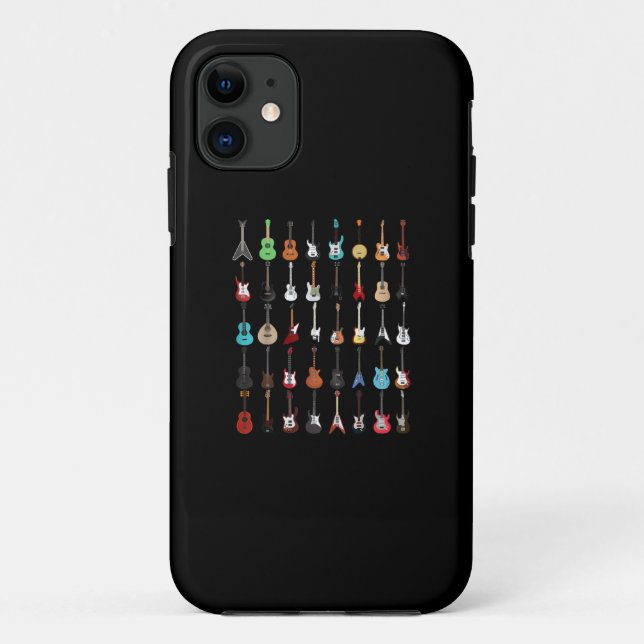 Gitarrenmusik Instrument Rock and Roll Case-Mate iPhone Hülle (Rückseite)
