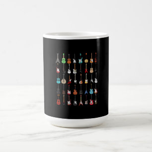 Gitarrenmusik Instrument Rock and Roll Kaffeetasse