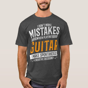 Gitarrenmusik Lover Creative Guitar Player T-Shirt