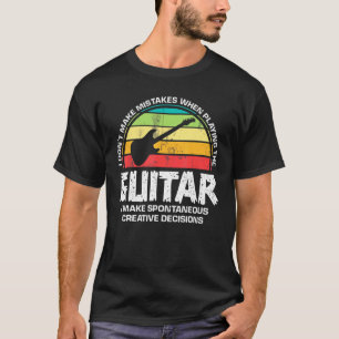Gitarrenmusik Musikinstrument Musikerspass T-Shirt
