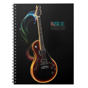 Gitarrenmusik Notizblock