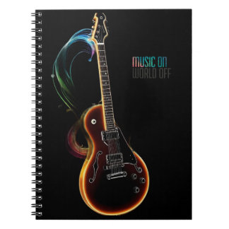 Gitarrenmusik Notizblock