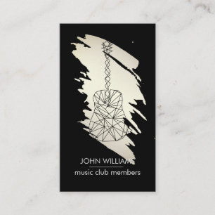 Gitarrenmusiklehrer Spritzer Artist Visitenkarte