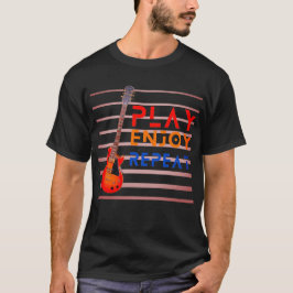 Gitarrenmusikspieler genießen Reputation T-Shirt