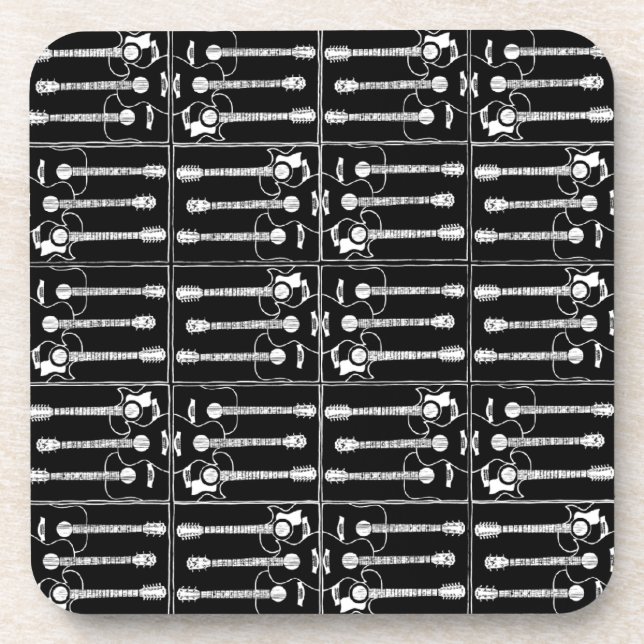 Gitarrenmuster Untersetzer (Vorderseite)