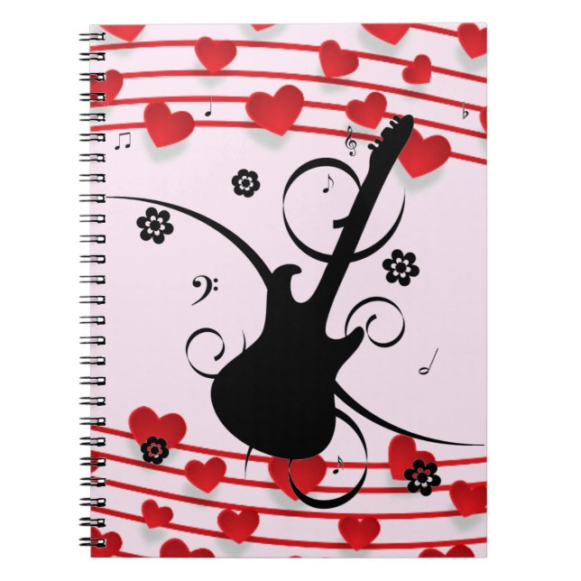 GitarrenNotebook Notizblock (Vorderseite)