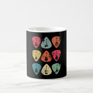 Gitarrenpick Retro Vintage für Gitarristen Bassist Kaffeetasse