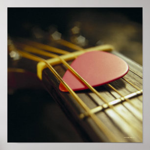 Gitarrenplecktrum Poster