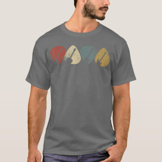 Gitarrenplektrum Gitarrist Musikliebhaber Gitarre  T-Shirt