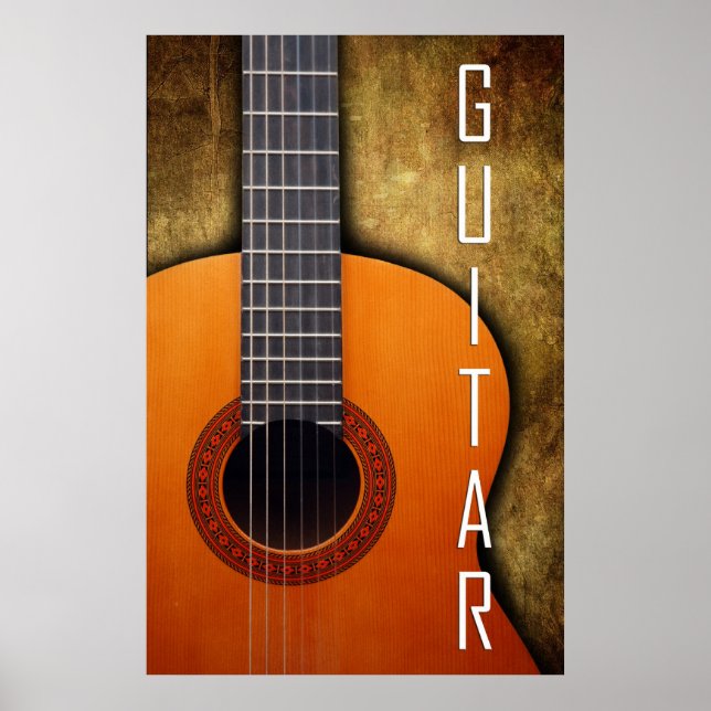 Gitarrenposter Poster (Vorne)