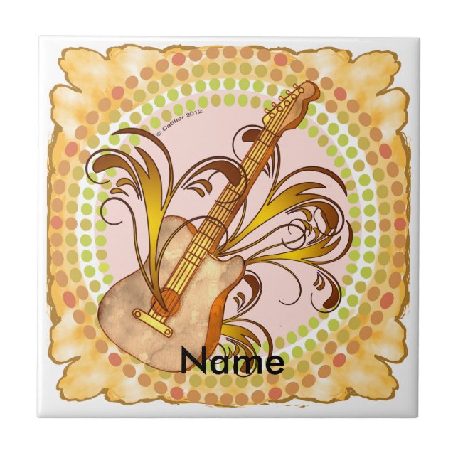 Gitarrenrhythmus Fliese (Vorderseite)