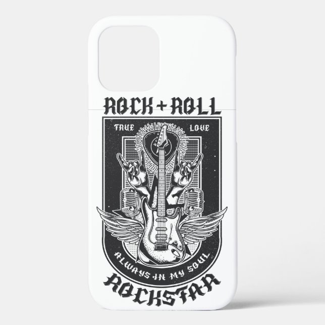 Gitarrenrock-Design Case-Mate iPhone Hülle (Rückseite)