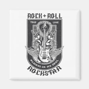 Gitarrenrock-Design Magnet